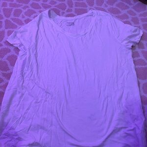 Time and Tru White Short Sleeve Tee